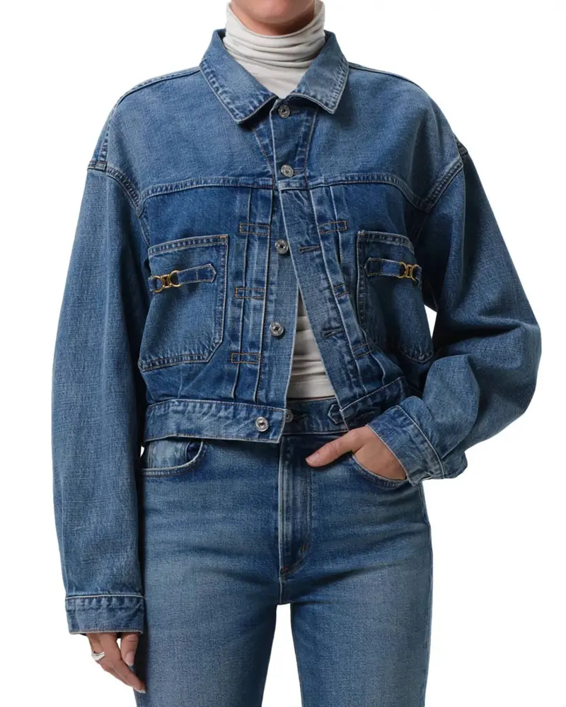 Alma Jacket With Horsebit In Sweetzer 1