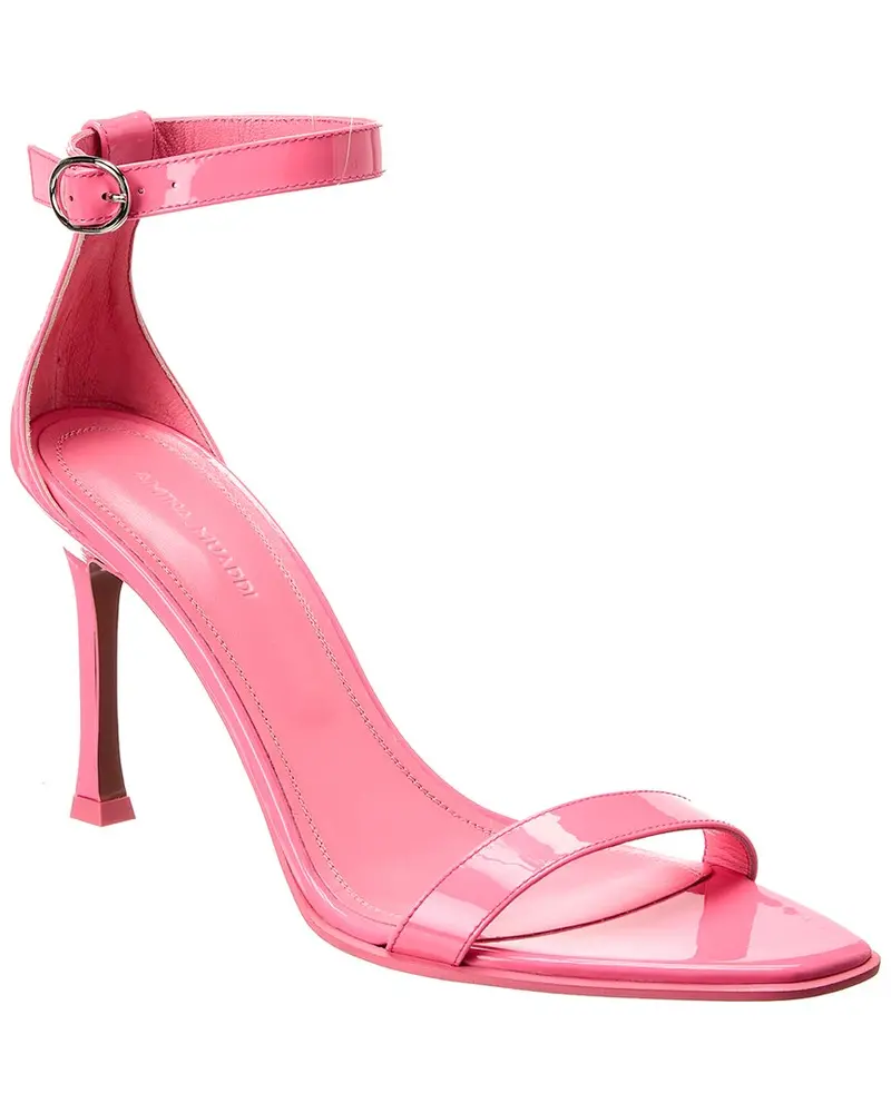 Amina Muaddi Kim Patent Sandal 1