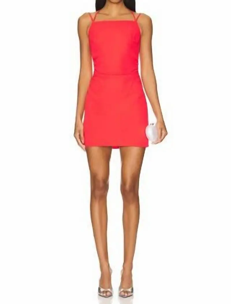 Amiyah Mini Dress In Candy Apple 1