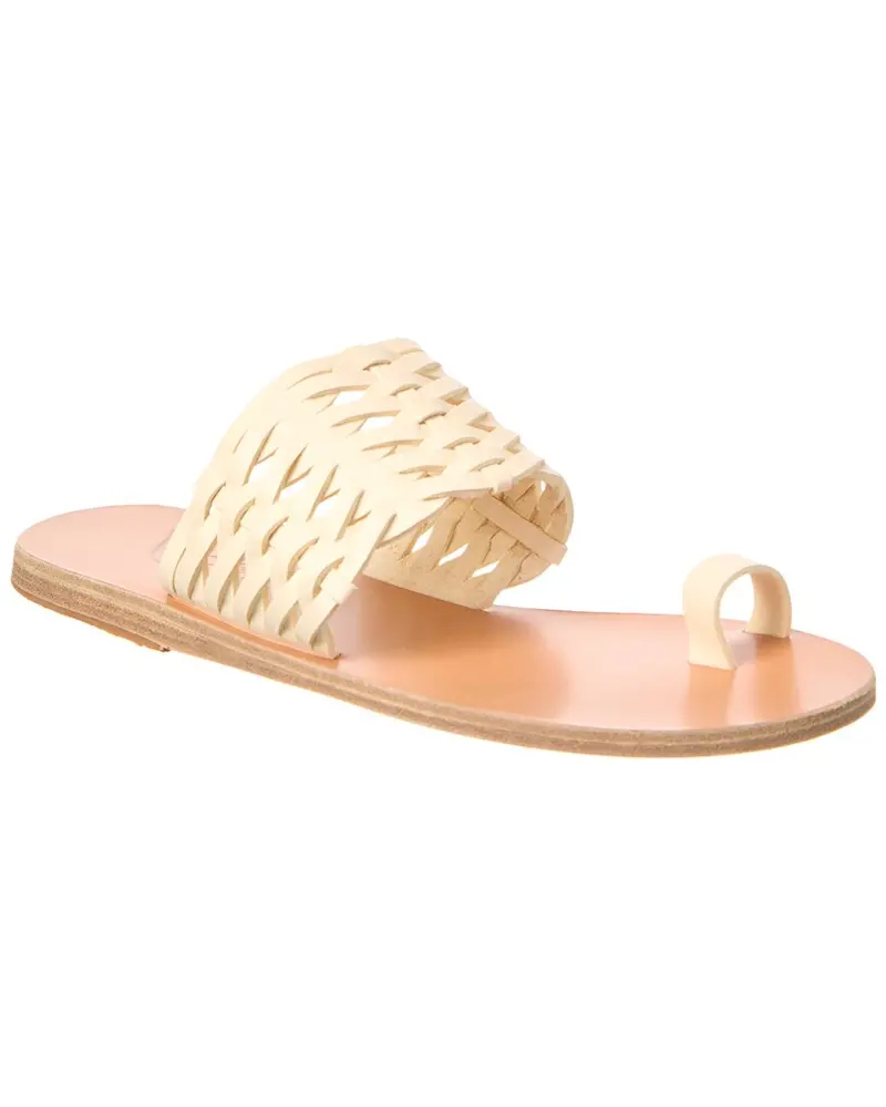 Ancient Greek Sandals Thalia Woven Leather Sandal 1