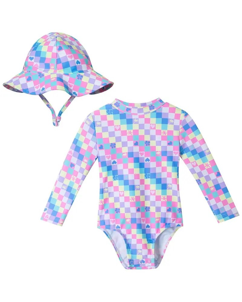Andy & Evan Rashguard & Matching Hat Set 1