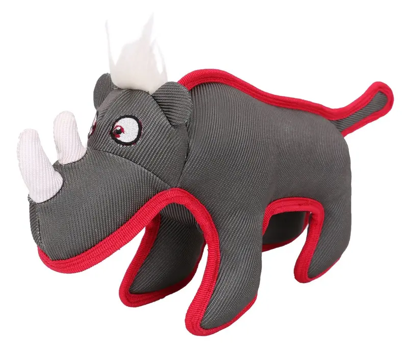 Animal Dura-Chew Reinforce Stitched Durable Water Resistant Plush Chew Tugging Dog Toy 1