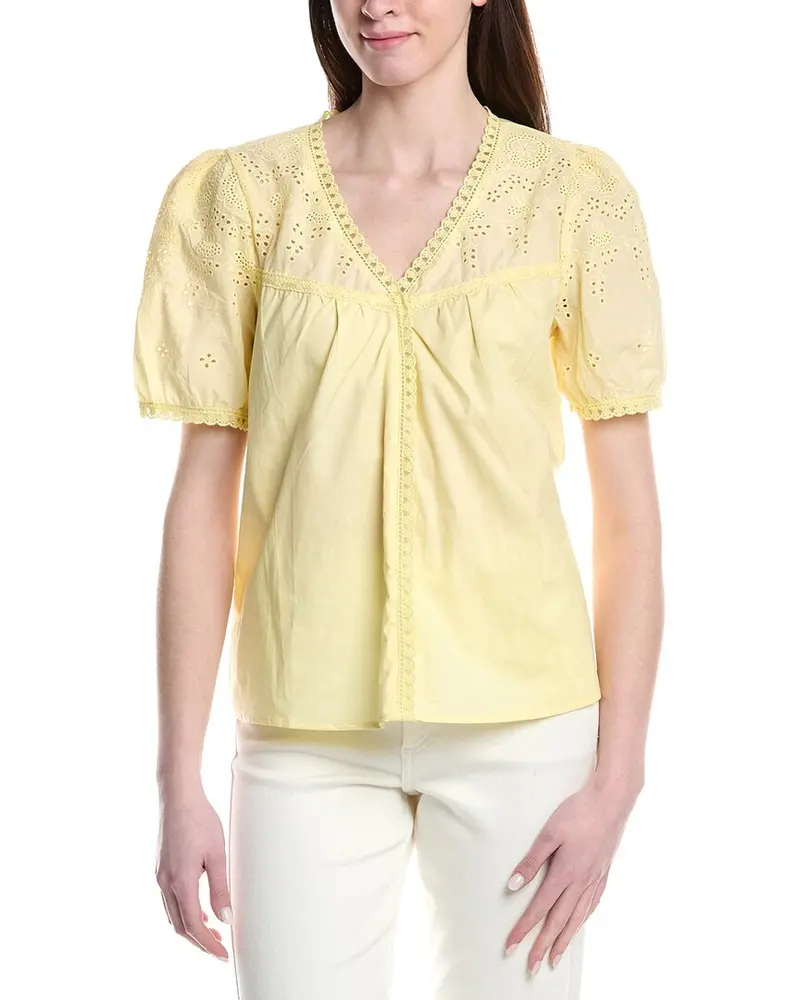 Anna Kay Clem Embroidery Top 1