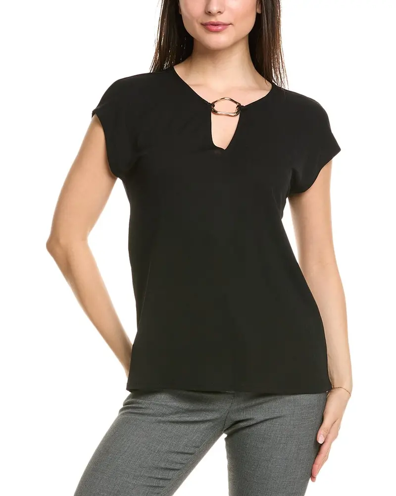 Anne Klein Keyhole Top 1