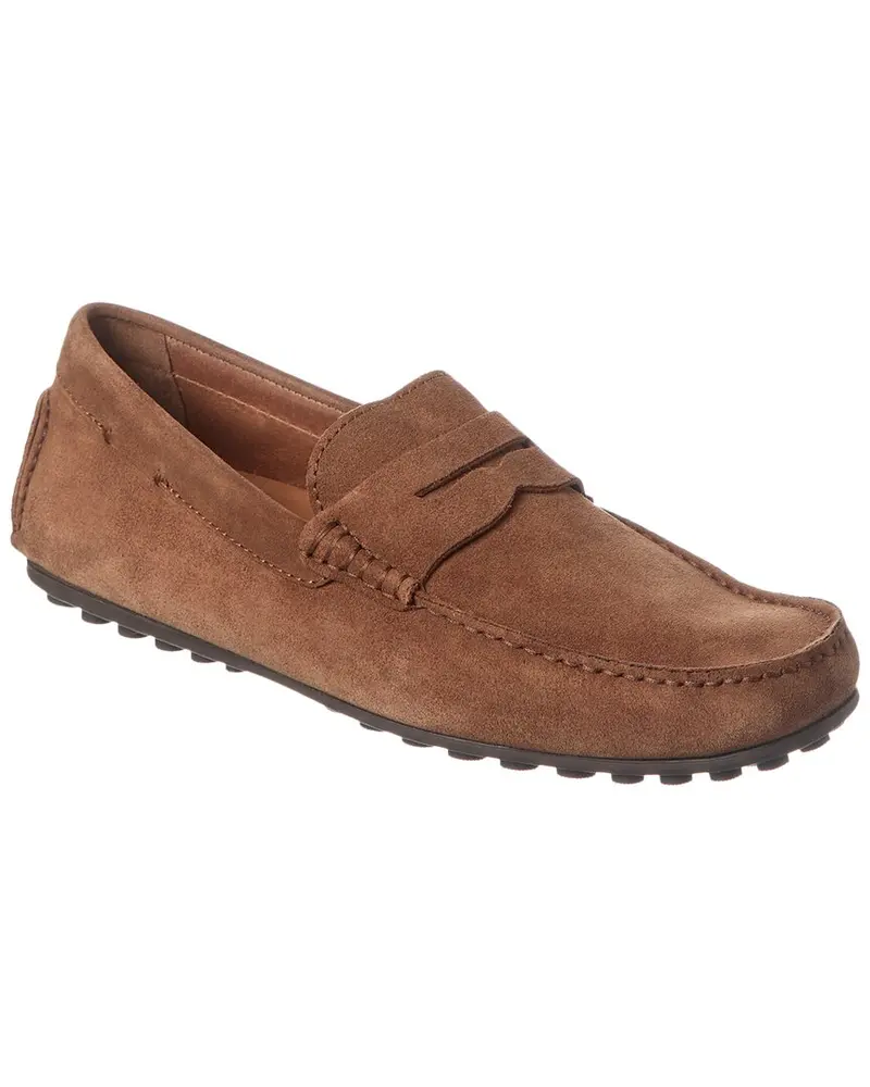 Aquatalia Lucca Weatherproof Suede Loafer 1