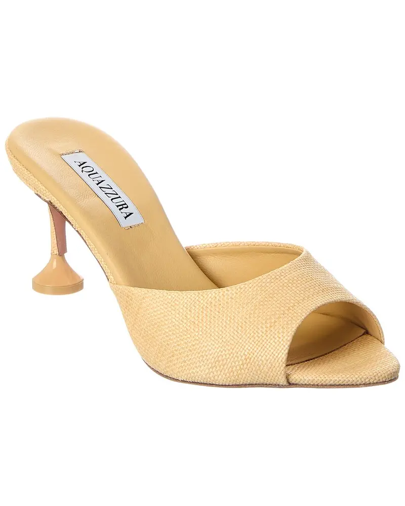 Aquazzura Bisous 65 Canvas Sandal 1