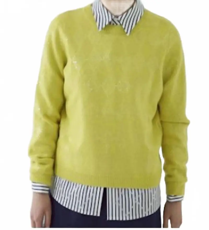 Arcadia Sequin Sweater In Neon 1