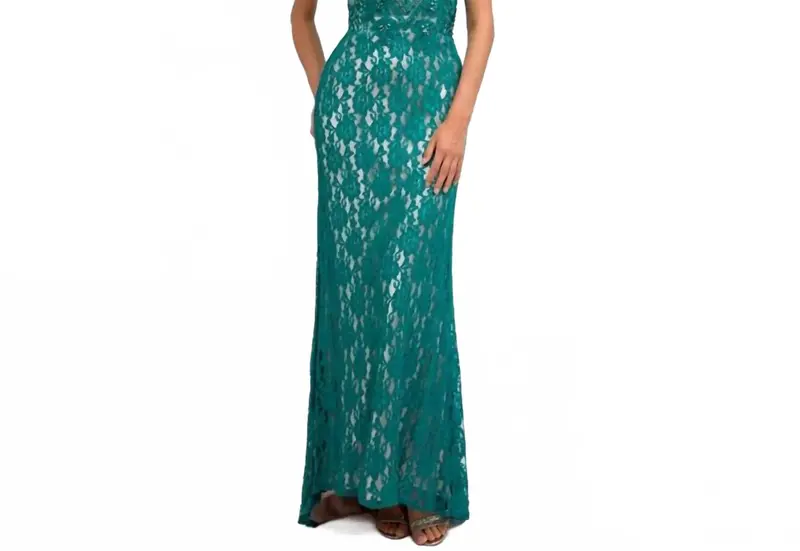 Ariel Dress In Emerald Green 1