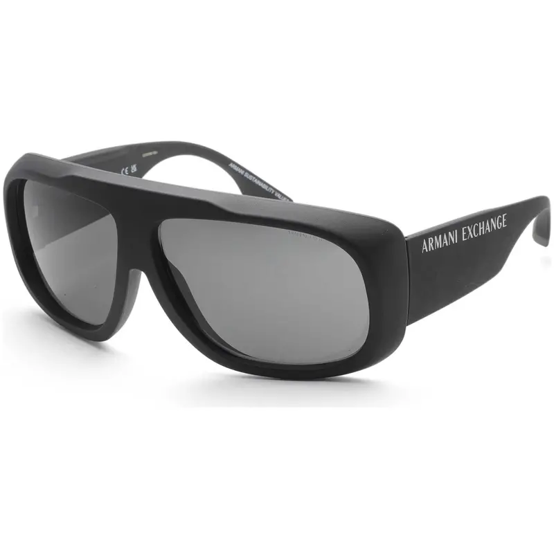 Armani Exchange Men's 67 Mm Black Sunglasses 1