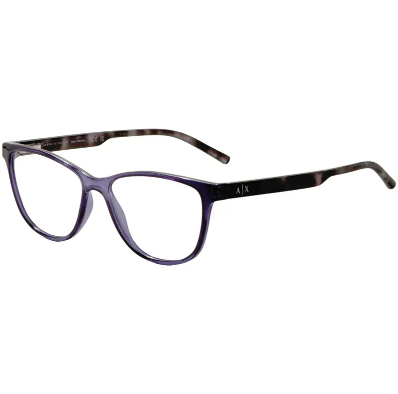 Armani Exchange Women's 53 Mm Blue Opticals 1