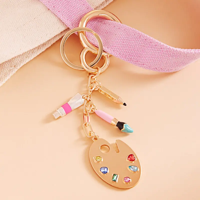 Artist Palette Keychain Bag Charm 1