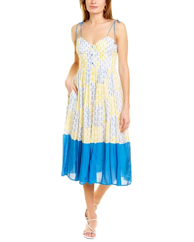 Ash & Eden Shanto Bustier Midi Dress 1