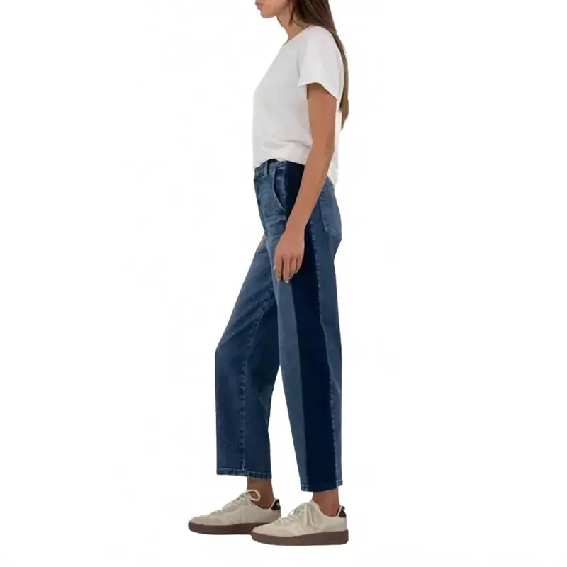 Ashton Wide Leg Barrel Pants In Power W/Dk Stone 1