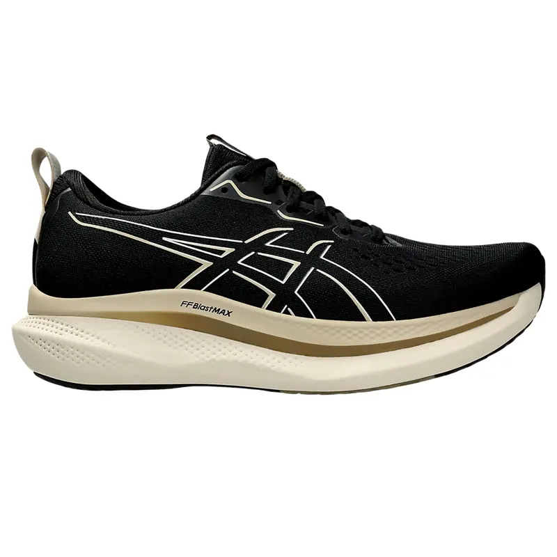 Asics Glideride Max Black / Oatmeal  1011B891-001 Men's 1