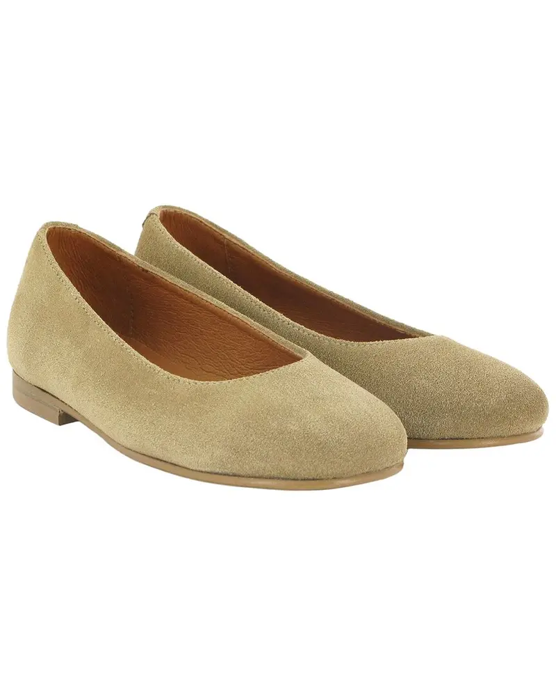 Atlanta Mocassin Leather Suede Ballerinas 1