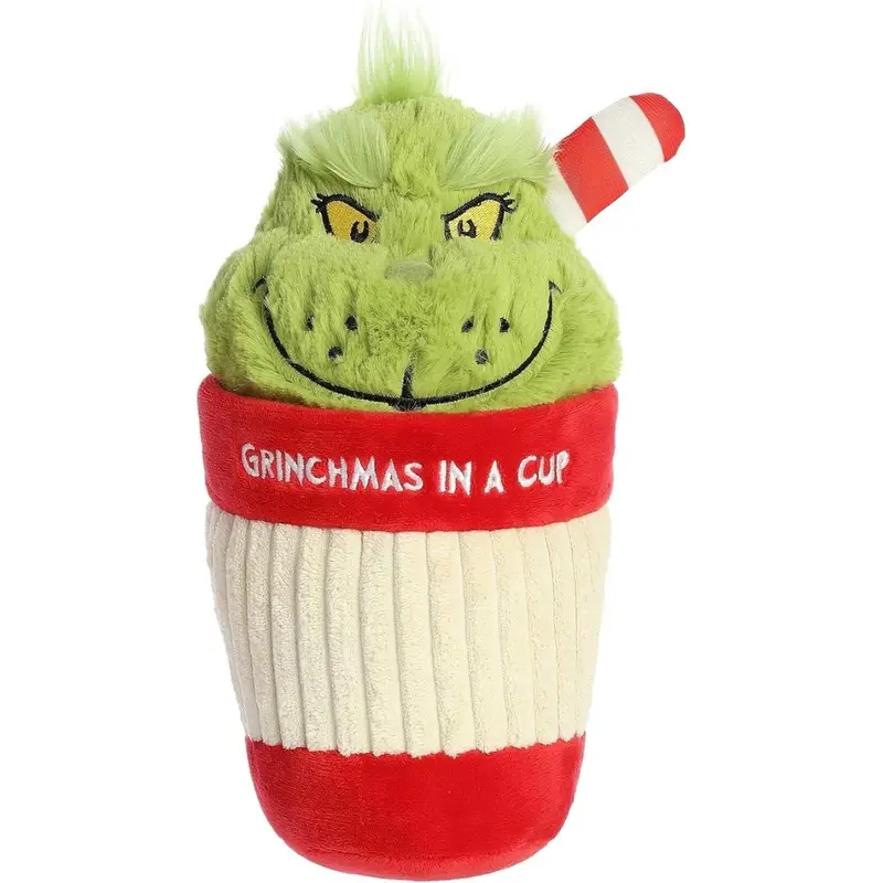 Aurora Dr. Seuss The Grinch Grinchmas Cup 9-Inch Stuffed Animal Plush 1