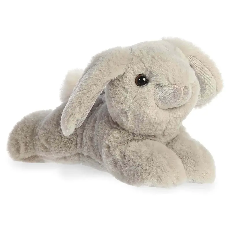 Aurora Flopsie Dusty Grey Lop Bunny 8-Inch Stuffed Animal Plush 1