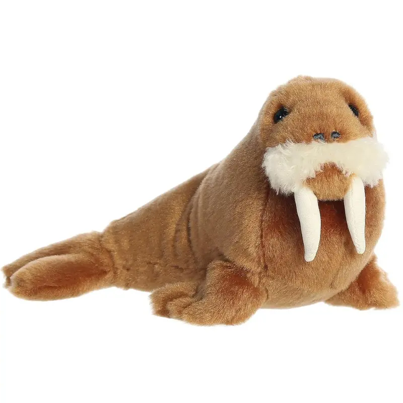 Aurora Mini Flopsie Wallace Walrus Stuffed Animal - 8-Inch Plush 1