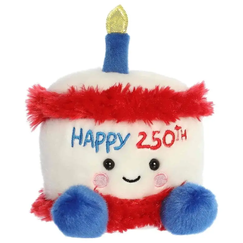 Aurora Palm Pals America Birthday Cake 8-Inch Party-Sized Stuffed Animal Plush 1