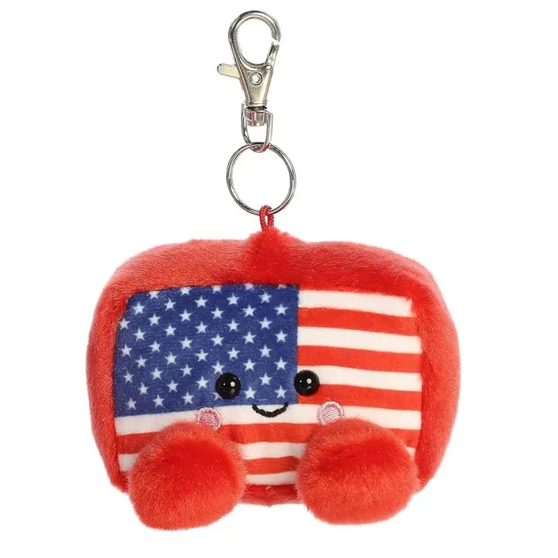 Aurora Palm Pals Indivisible Flag Clip-On Stuffed Toy - 4-Inch Plush 1