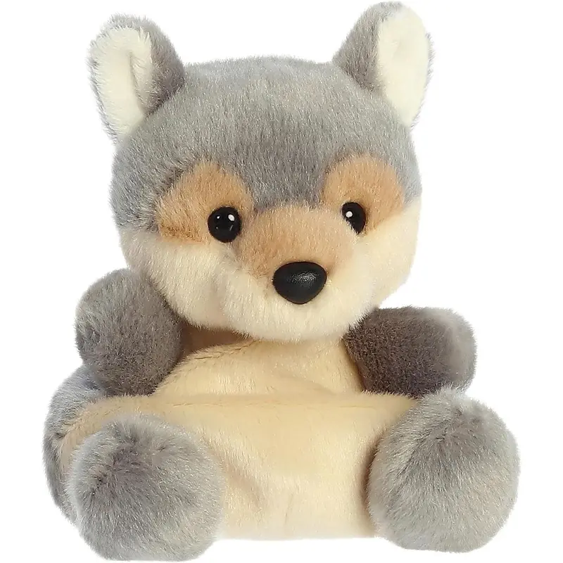 Aurora Palm Pals Lucian Wolf 5-Inch Stuffed Animal Plush 1