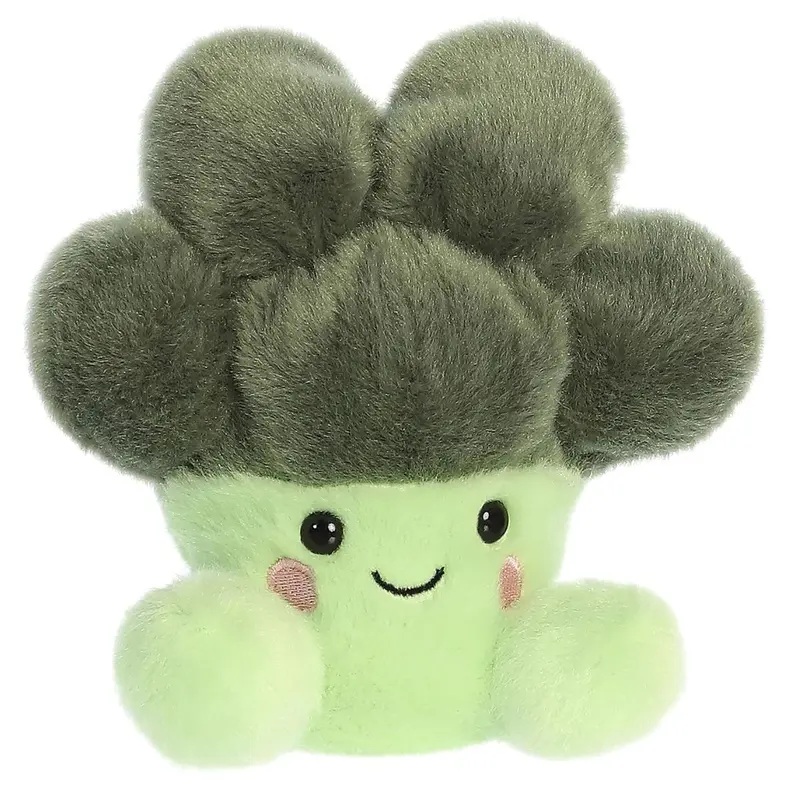 Aurora Palm Pals Luigi Broccoli 5-Inch Stuffed Animal Plush 1