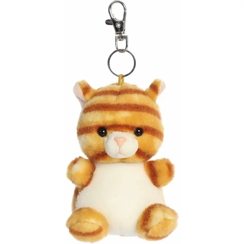 Aurora Palm Pals Meow Kitty 4-Inch Clip-On Stuffed Animal Plush 1