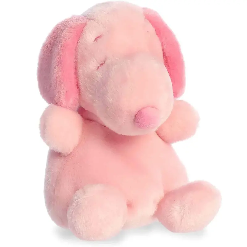 Aurora Palm Pals Peanuts Pink Snoopy Stuffed Animal - 5-Inch Plush 1