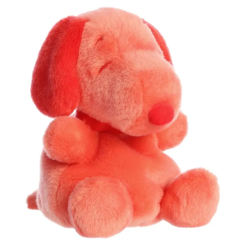 Aurora Palm Pals Peanuts Snoopy Color Collection Red 5-Inch Stuffed Animal Plush 1
