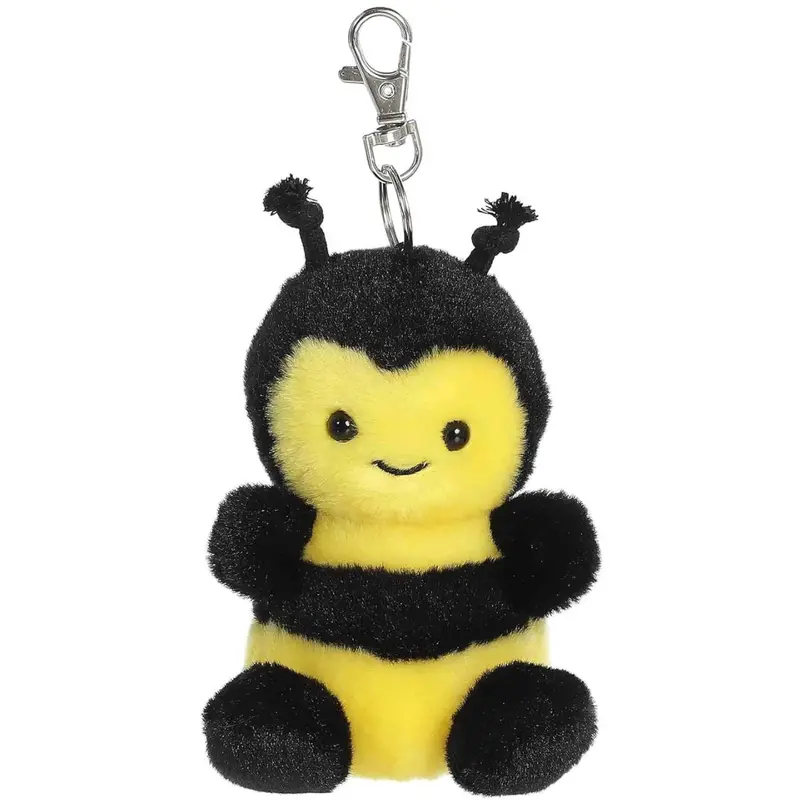 Aurora Palm Pals Queeny Bee Clip-On Stuffed Toy - 4-Inch Plush 1