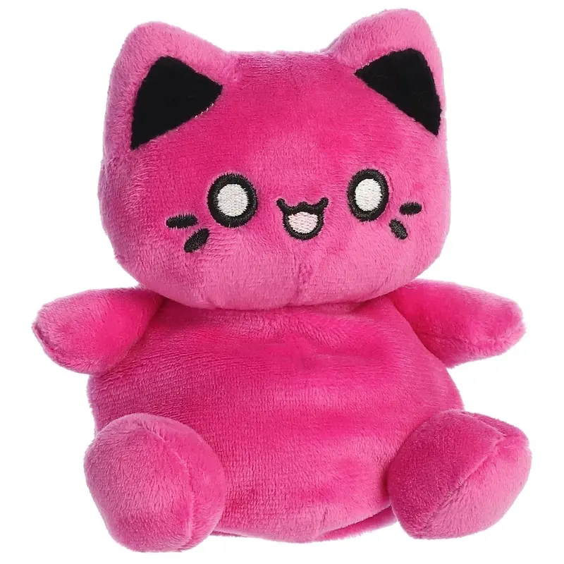 Aurora Palm Pals Tasty Peach Cosmic Purple Meowchi 5-Inch Stuffed Animal Plush 1