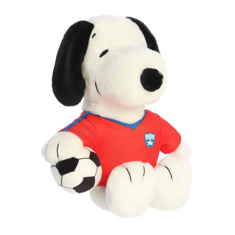 Aurora Peanuts Soccer Snoopy 8-Inch Stuffed Animal Plush 1