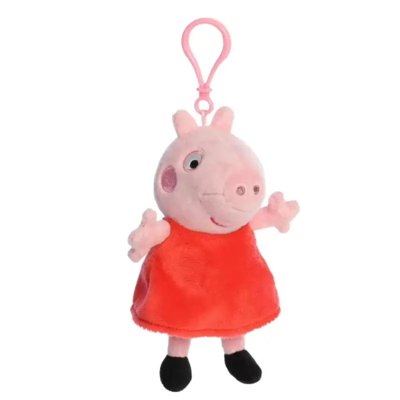 Aurora Peppa Pig 4.5-Inch Keychain Stuffed Animal Plush 1