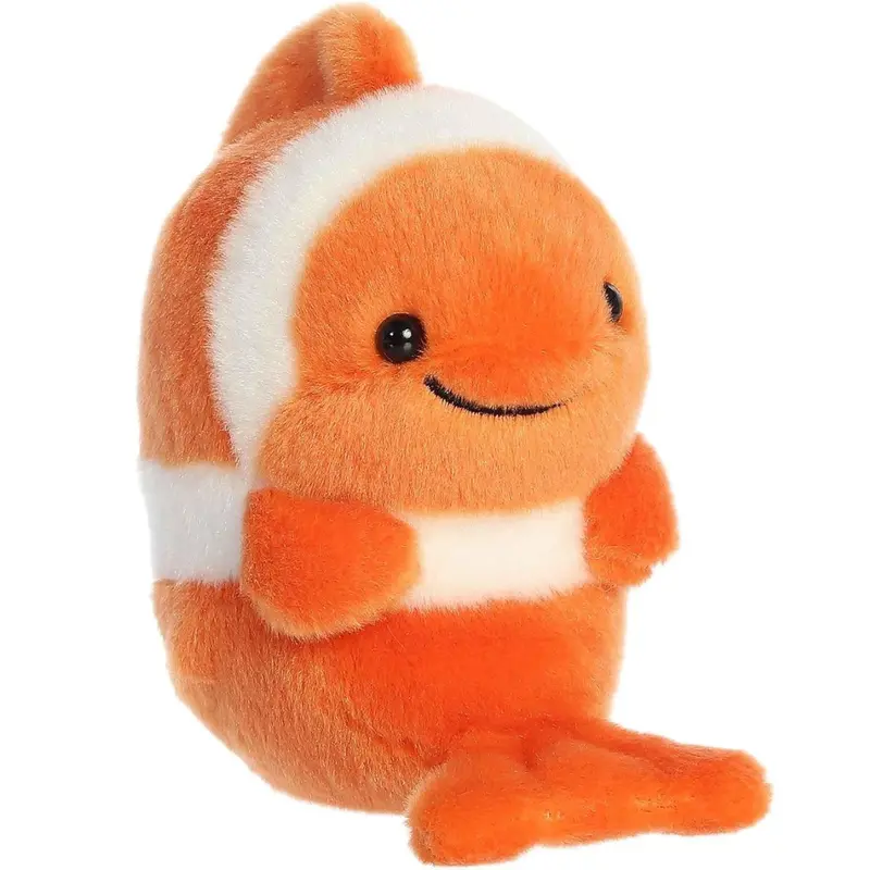 Aurora Rolly Pet Comic Clown Fish Stuffed Animal - 5-Inch Plush 1