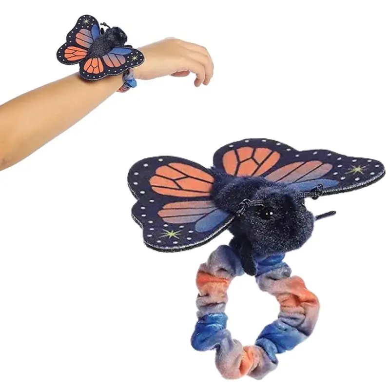 Aurora Wrist Flingers Sunset Butterfly 5-Inch Wearable Stuffed Animal Plush 1