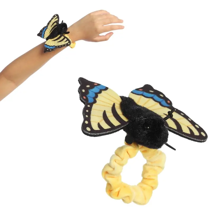 Aurora Wrist Flingers Tiger Swallowtail Butterfly 5-Inch Wearable Stuffed Animal Plush 1