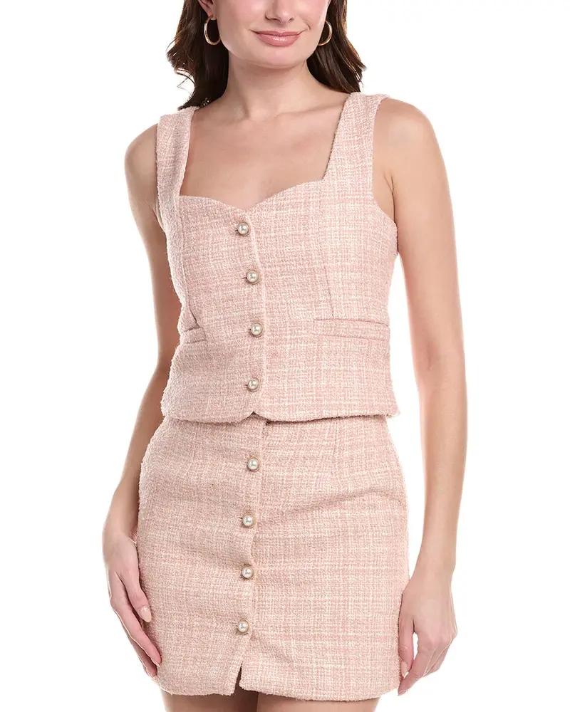 Avantlook Cropped Waistcoat Top 1