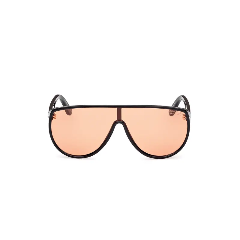 Aviator Sunglasses With Amber Tinted Lenses And Gold Accents 1