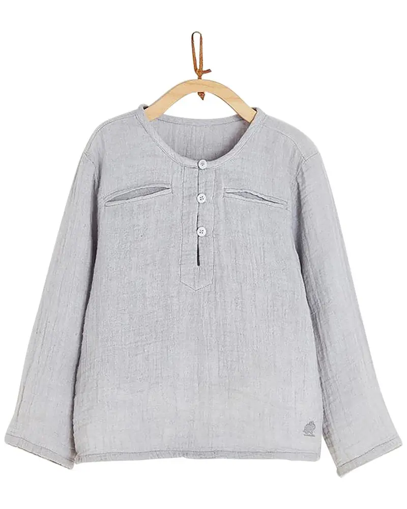 Babycottons Paradise Mandarin Collar Shirt 1