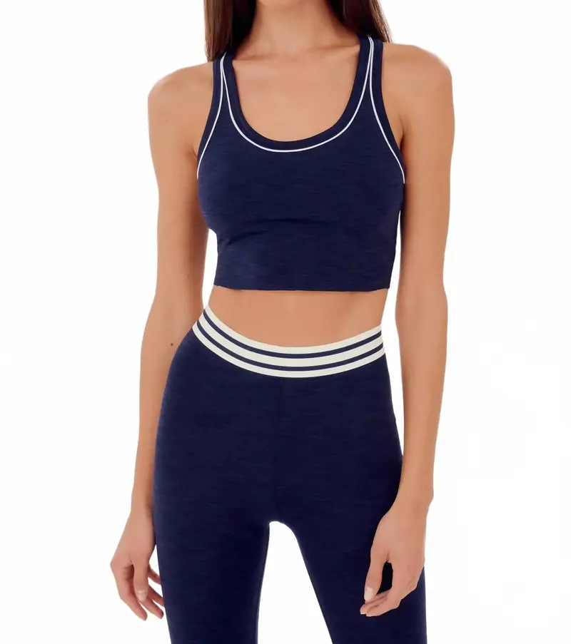 Bailey Active Rib Bralette In Navy 1
