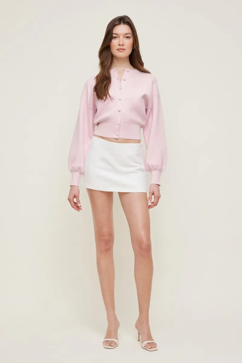 Balloon Sleeve Cardigan 1