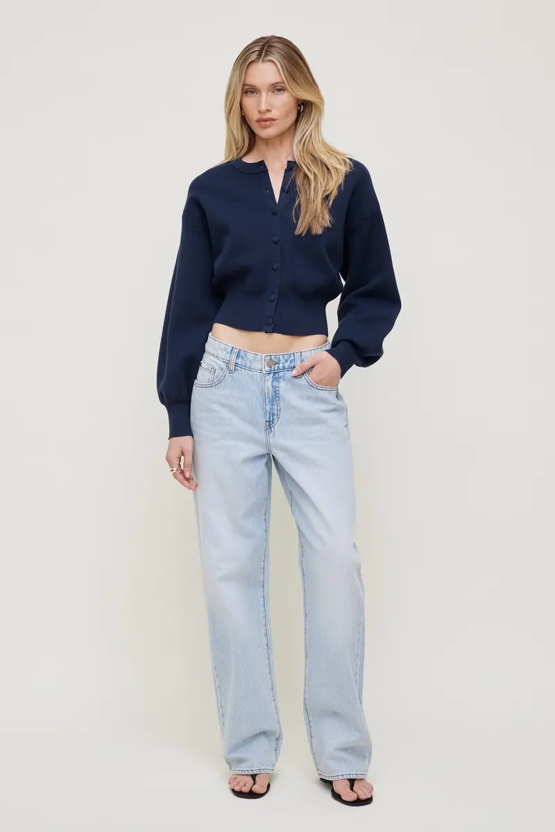 Balloon Sleeve Cardigan 1