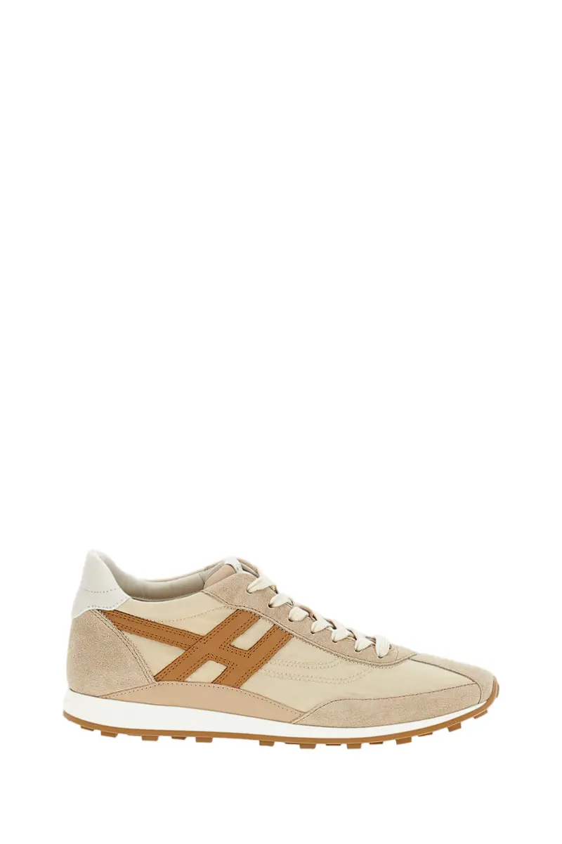 Beige Hogan H699 Allacciato H Sneakers 1