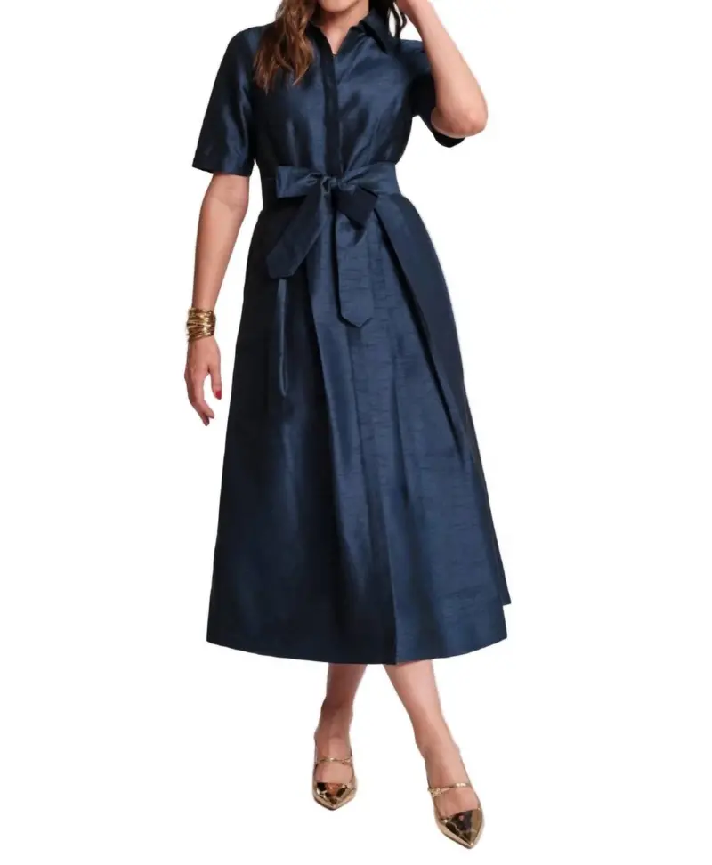Bella Maxi Dress In Navy 1