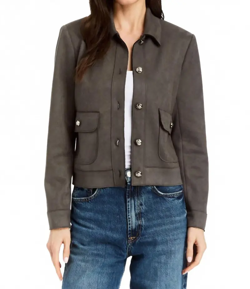Berlin Jacket In Charcoal 1