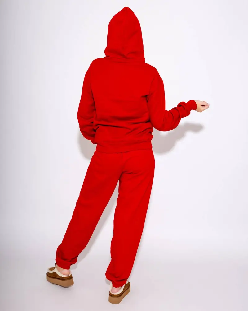 Better Not Pout Sweatpant In Red 2