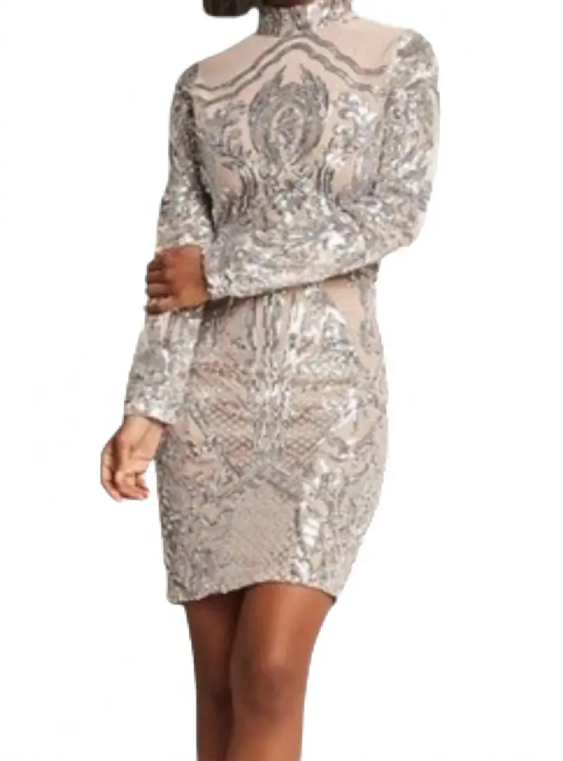 Beyoncé Sequin Dress In Nude 1