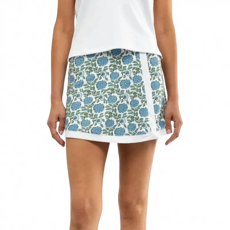 Birdie Skort In Sea Salt Floral 1