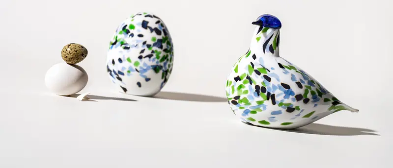 Birds By Toikka Alder Trush Blue Annual Egg 2024 1
