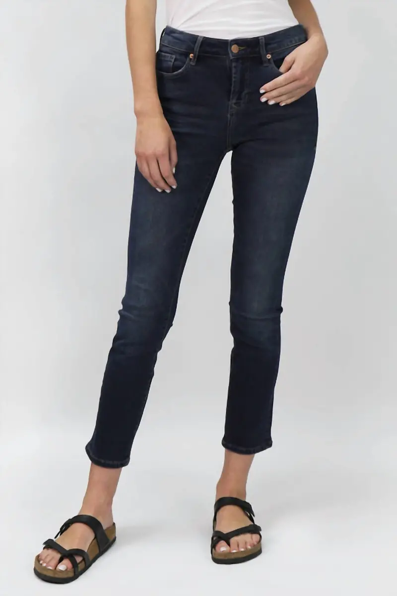 Blaire Ankle Slim Straight Leg Jean In Munich 1